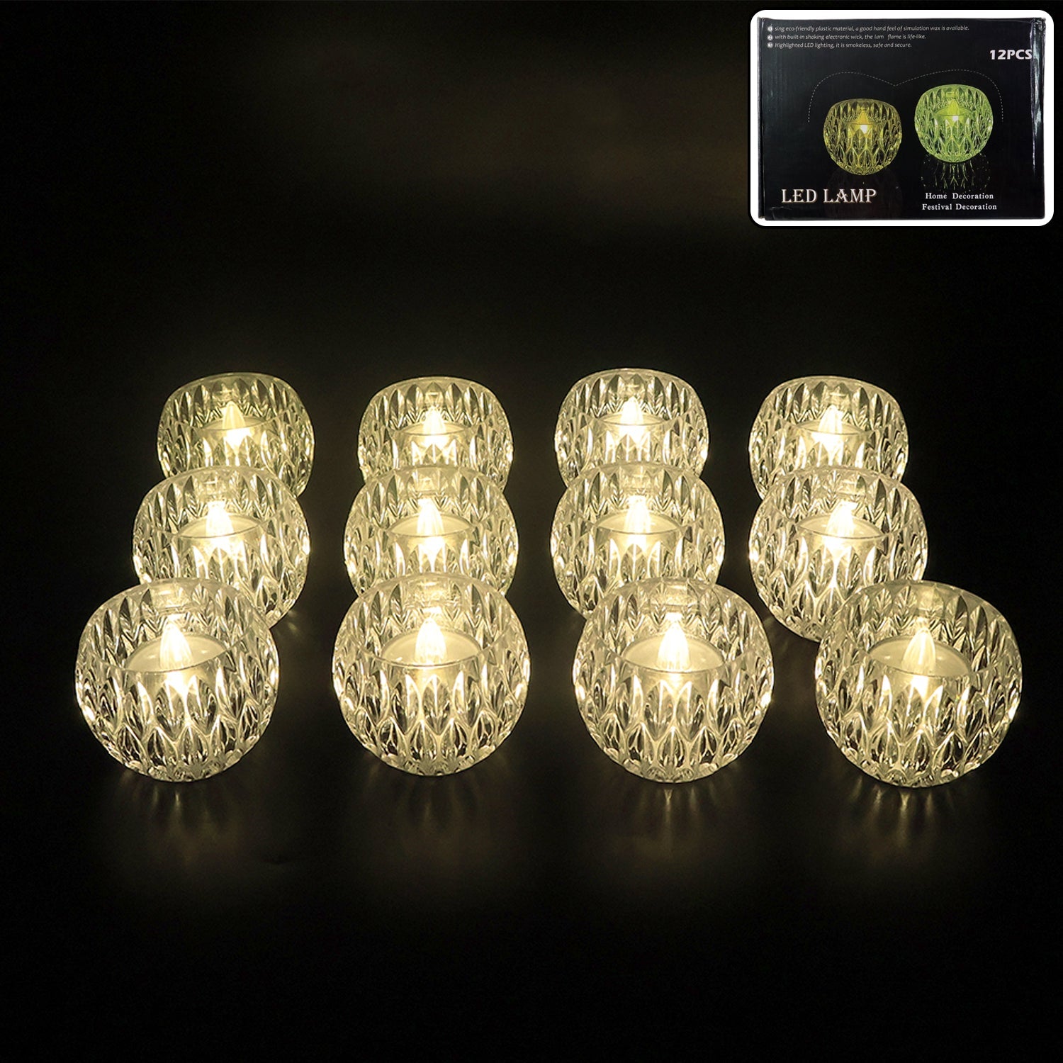LED Crystal Lamps Set LED Crystal Lamps Set
